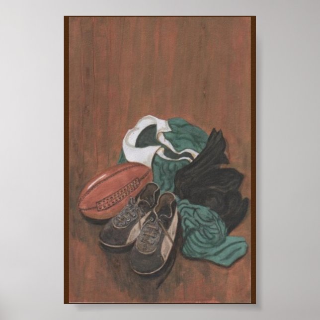 Vintage Rugby Poster (Framsidan)