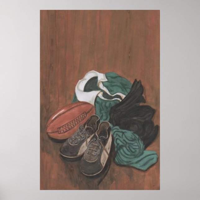 Vintage Rugby Poster (Framsidan)