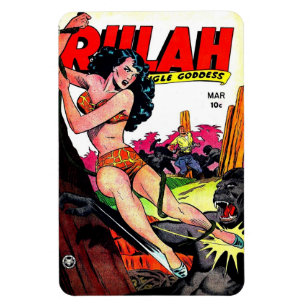 Vintage Rulah 1949 komiska magnet