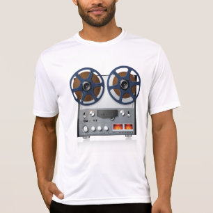 Vintage rullbandspelare HiFi-entusiast T Shirt