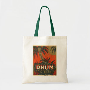 Vintage Rum-annonsering Tygkasse