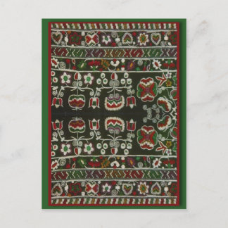 Vintage Rumänska broderier Vykort