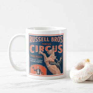 Vintage Russell Brothers Circus Poster. Kaffemugg