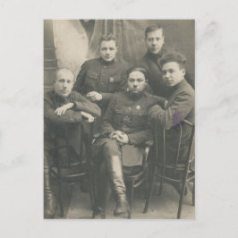Vintage Russian Soldiers Vykort