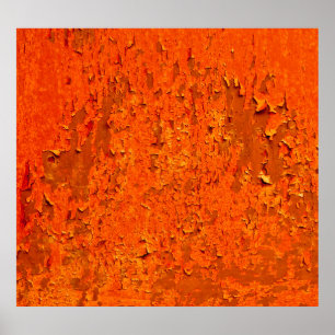 Vintage Rust: Gamla texturerade Yta Poster