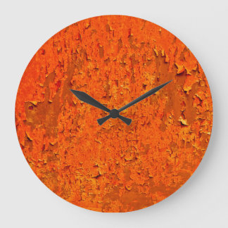 Vintage Rust: Gamla texturerade Yta Stor Klocka