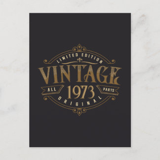 Vintage Rustic 1973  Vykort