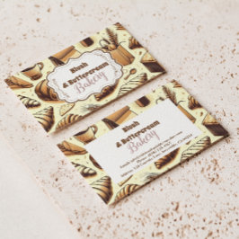 Vintage Rustic Bakery Visitkort