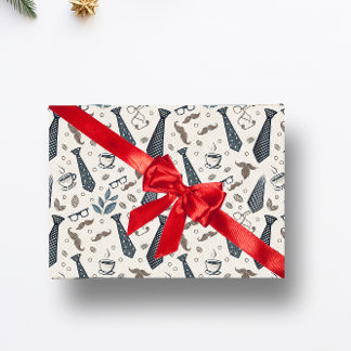 Vintage Rustic far-dagspresent till honom Presentpapper