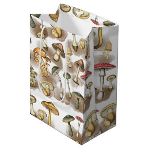 Vintage Rustic Forest Mushroom