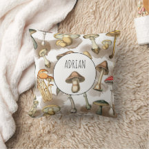 Vintage Rustic Forest Mushroom