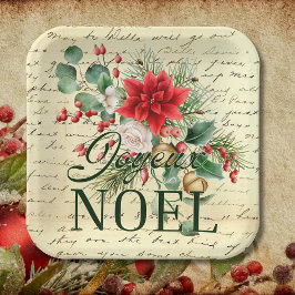 Vintage Rustic Fransk Joyeux Noel