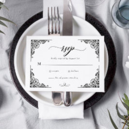 Vintage Rustic Gris I Do BBQ Avslappnad Bröllop OSA Kort