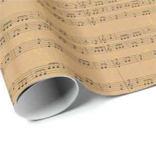 Vintage Rustic Music-Lakan Presentpapper