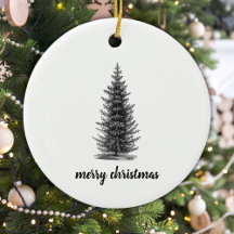 Vintage Rustic neutralt spruce-familjen christmas