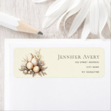 Vintage Rustic Personalized Easter