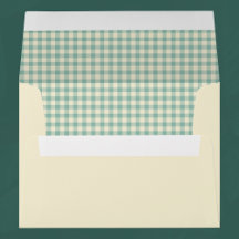 Vintage Rustic Play Grönt Gingham jul