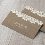 Vintage Rustic Snöre & Burlap - händelseplanerings Visitkort<br><div class="desc">Affärskorten för händelsemekanisk planering av fartyg för vintage Rustic Snöre & Burlap Struktur.</div>