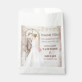 Vintage Rustic Watercolor Romantic String Ljus