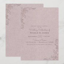 Vintage Rustik Glamour Elegant Roshörna Bröllop