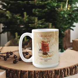 Vintage Rustik Kraft Gårdshus Jul Kaffemugg