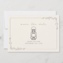 Vintage Rustik Lykta Amethyst Bröllop