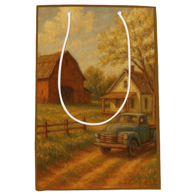 Vintage/rustik vår bondgård  (Framsidan)