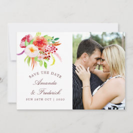 Vintage Rustikt Charm Blommig Bröllops Inbjudan