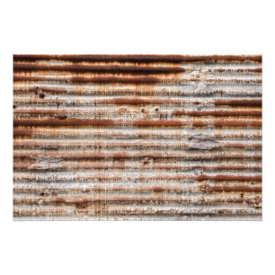 Vintage Rusty Metall Fototryck