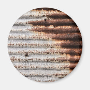 Vintage Rusty Metall Magnet