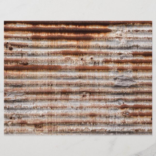 Vintage Rusty Metall Reklamblad (Framsidan)