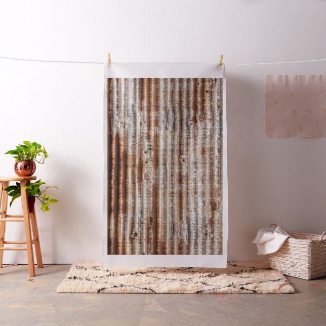 Vintage Rusty Metall Tyg (In Situ)