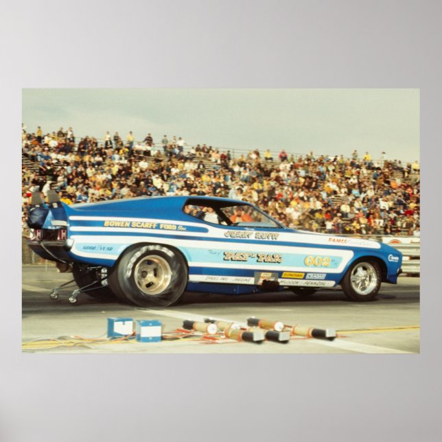 Vintage Ruth Mustang Skriv ut Poster (Framsidan)