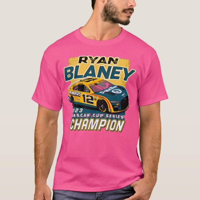 Vintage Ryan Blaney Champion T Shirt (Framsida)