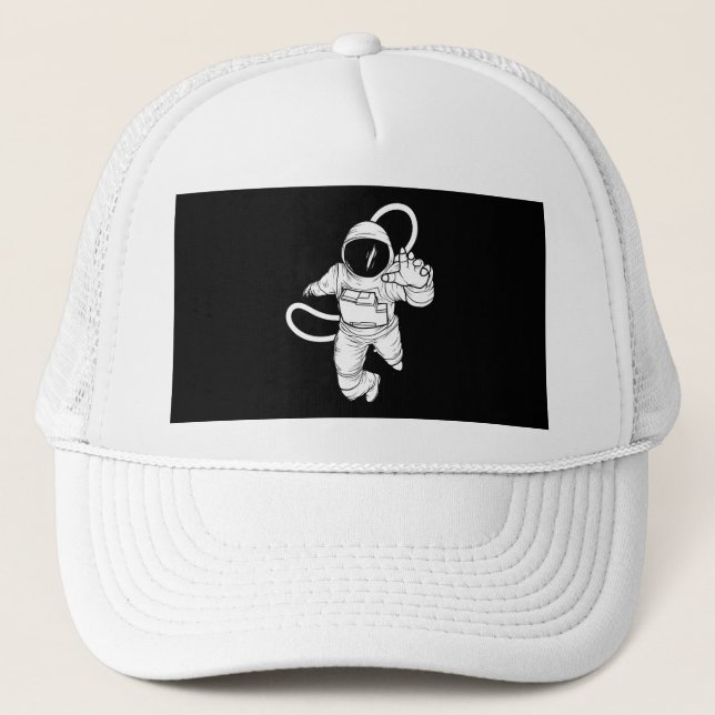 Vintage rymdastronaut  keps (Framsida)