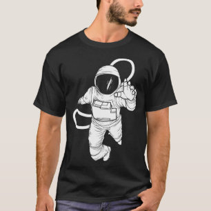 Vintage rymdastronaut t shirt