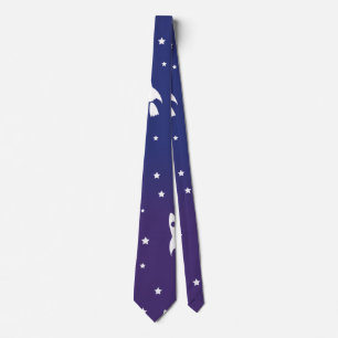 vintage rymdraketer mönster slips