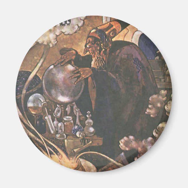 Vintage saga, Aladdin och den magiska lampan Magnet (Framsidan)