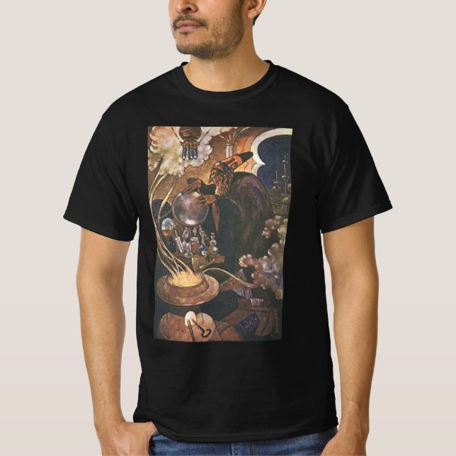 Vintage saga, Aladdin och den magiska lampan Tee Shirt (Framsida)