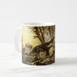 Vintage saga, arbetslag av Rackham Kaffemugg