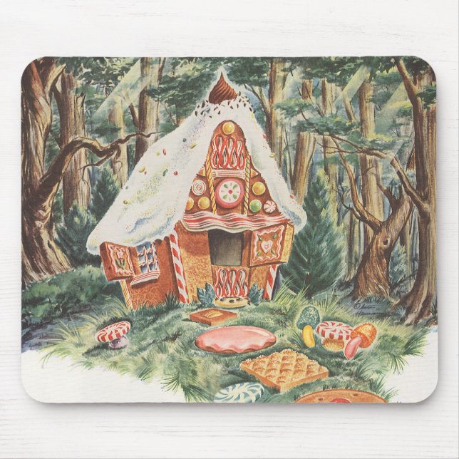 Vintage saga, Hansel och Gretel godis hus Musmatta (Framsidan)