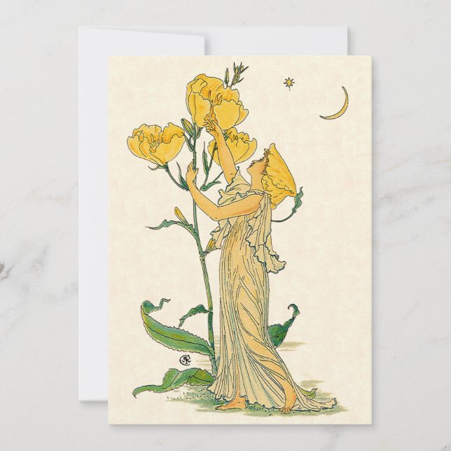 Vintage Saga, Kvällsprimula, Walter Crane (Framsida)