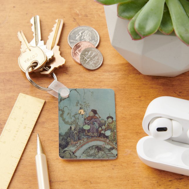 Vintage saga, näktergal av Edmund Dulac Nyckelring (Skrivbord)