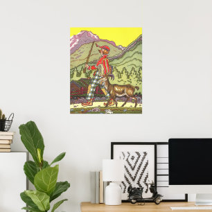 Vintage saga, Pojken och Nordvinden, Hauman Poster