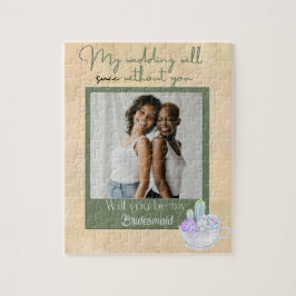 Vintage Sage Bridesmaid Frieri Pussel