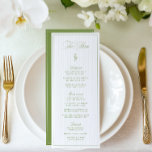 Vintage Sage Grönt & Beige Stripe Bröllop Menu Meny<br><div class="desc">Den här elegant bröllop-menyn har en mjuk, fasad bakgrund parad med förfinad sage grönt-serif-typografi och delikata skriptaccenter. Designad för trädgårdsbröllop, formella utomhusmottagningar och tidlöst firande. I baksidan finns anpassade initialer (ta bort om det inte behövs), vilket ger en personlig för evenemanget. Helt redigerbart med dina måltider och detaljer som passar...</div>