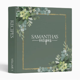 Vintage Sage Grönt Greenery Personlig Recipes