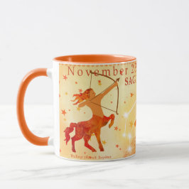 Vintage Sagittarius Zodiac Traits Personlig Mugg