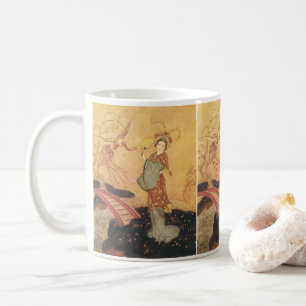 Vintage Sagoprinsessa Badoura, Edmund Dulac Kaffemugg
