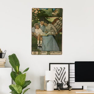 Vintage sagor av Jessie Willcox Smith Poster
